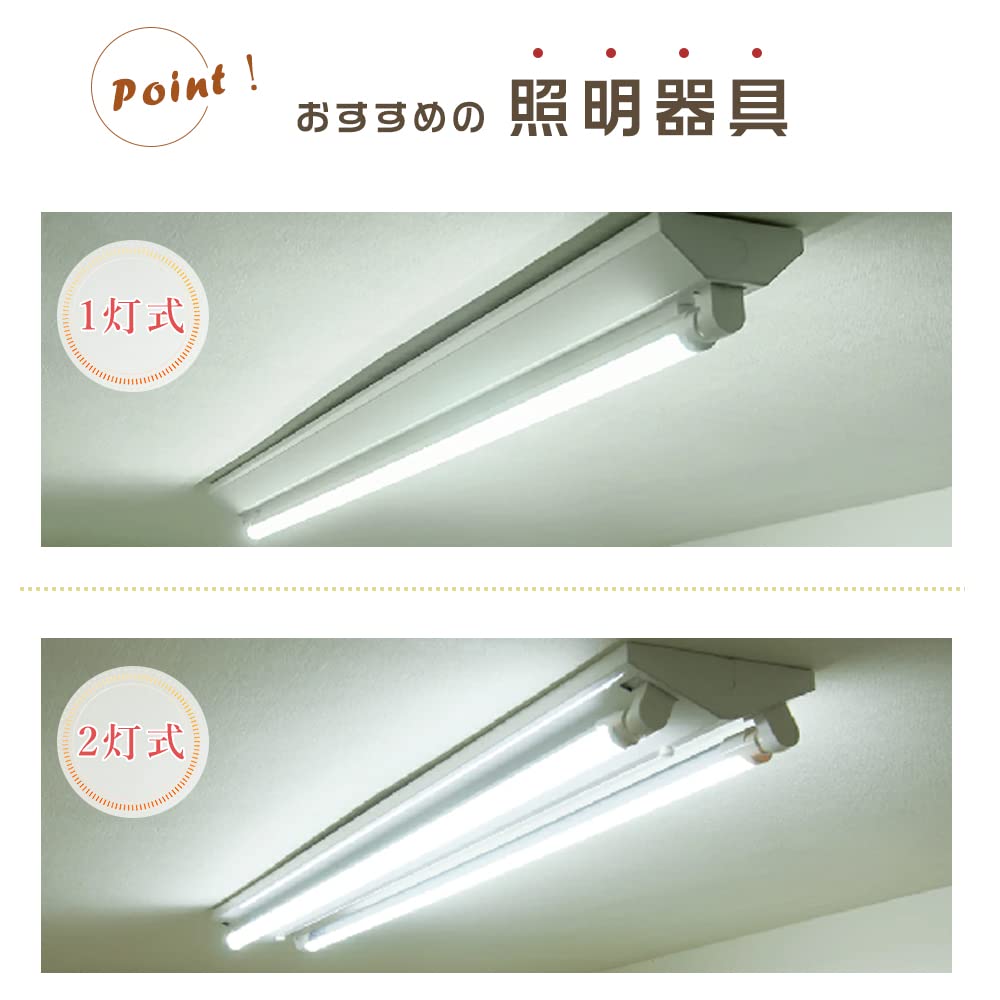 Amazon.co.jp: LEDランプ LED蛍光灯 40W形 直管蛍光灯 40形 全工事不要